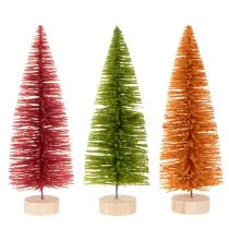 Article Sapin de Noël artificiel, sapin décoratif pour table, 31 cm, lot de 3