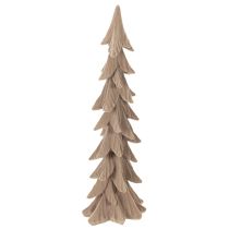 Article Petit sapin de Noël décoratif floqué, décoration de table, 44 cm