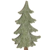 Article Sapin de Noël décoratif sur bâtonnet pour jardinières et compositions florales hautes, 45 cm, lot de 6