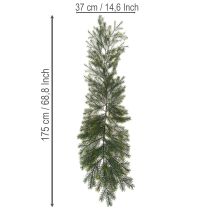 Article Branche de sapin artificielle décorative pour compositions florales créatives, 175 cm