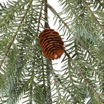Article Guirlande de sapin Guirlande de Noël verte avec cônes 180cm