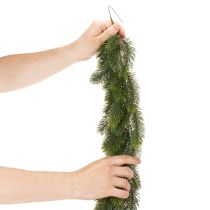 Article Guirlande de sapin artificiel verte, pour décoration festive, 180 cm