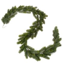 Article Guirlande de sapin artificiel verte, pour décoration festive, 180 cm
