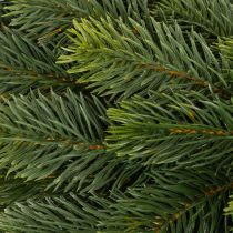 Article Couronne de branches de sapin artificielles, verte, ronde, 50 cm