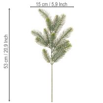 Article Branche de sapin artificielle, décoration de fenêtre festive, 50 cm, lot de 3