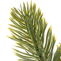 Article Branches de sapin artificielles vertes pour décorations hivernales, 25 cm, lot de 24.