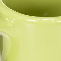 Article Tasse à café, objet décoratif pour une table élégante avec plantes, 11 cm, lot de 3