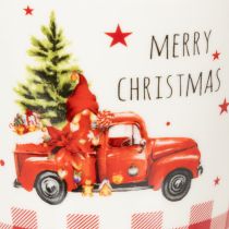 Article Mug de Noël avec voiture et sapin, mugs en céramique, 10 cm, lot de 2