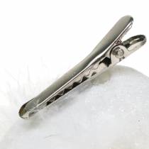 Article Colombe blanche sur pince 14 cm 2 p.