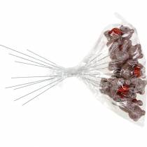 Article Bouchon décoratif ours avec coeur, Saint Valentin, bouchon fleur pailleté 9 pcs