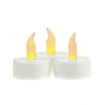 Article Bougies chauffe-plat LED avec pile Ø4cm pour intérieur 6 pcs