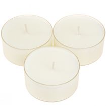 Article Bougies chauffe-plat maxi avec transp. Boîtier blanc 54mm 16 pcs