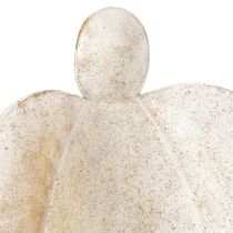 Article Bougeoir en forme d'ange, doré, pour décoration de table, 50 cm