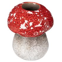 Article Champignon décoratif, amanite tue-mouches, porte-bougie chauffe-plat pour décoration de table, 9 cm