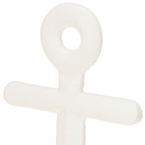 Article Décoration de table Ancre maritime sur socle Blanc Naturel 20x5x26cm