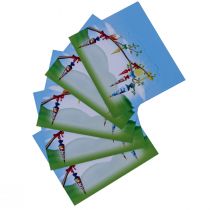 Article Décoration de table inscription à l'école, marque-places décoration de rentrée scolaire 6×9cm 6pcs