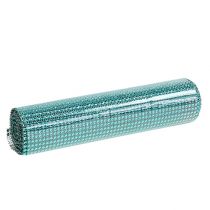 Article Chemin de table avec paillettes turquoise l. 25 cm L. 228 cm