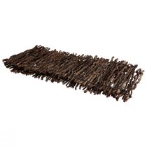 Chemin de table bois branches décoratives décoration marron naturel 89×20,5cm