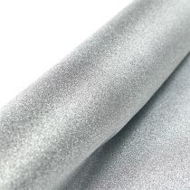 Chemin de table argenté 50 cm 3 m