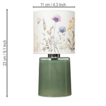 Article Lampe de table LED à motif floral pour un éclairage élégant du salon, 23 cm