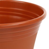 Article Pot « Irys » plastique terre cuite Ø17cm H14cm, 1pce