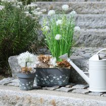 Article Pot de fleurs à motif délicat de fleurs sauvages, idéal pour un balcon ou une terrasse, 15 cm, lot de 3