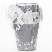 Article Pot de fleurs à motif floral pour une décoration intérieure moderne et un balcon estival, 13 cm, lot de 4