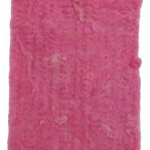 Ruban de feutrine, ruban de pot, feutre de laine rose, orange chiné 15cm 5m