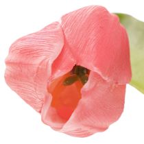 Article Tulipes de haute qualité, répliques réalistes pour vases de table, 21 cm, lot de 6
