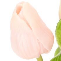 Article Tulipes artificielles pour la décoration printanière du salon et de la cuisine, aspect réaliste, 30 cm, lot de 7