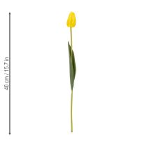 Article Tulipes artificielles pour une décoration printanière réaliste dans le salon ou le bureau, 40 cm, lot de 7
