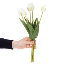 Article Tulipes artificielles décoratives pour une décoration intérieure élégante, 40 cm, lot de 5