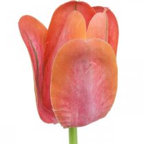 Tulipe fleur artificielle rouge, orange Fleur de printemps artificielle H67cm