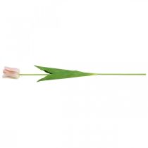 Article Fleur de tige rose artificielle tulipe H67cm