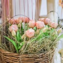 Bouquet de tulipes Real Touch, fleurs artificielles, tulipes artificielles rose