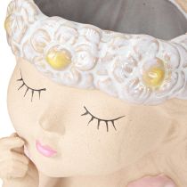 Article Jardinière en céramique Dreaming Girl assortie H19,5 cm 2 pièces