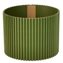 Article Cache-pot en papier vert foncé Ø19cm H14cm 3 pcs