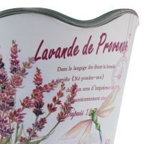 Article Jardinière pot de fleur plastique été lavande Ø16,5cm H13,5cm