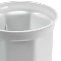 Jardinière "Tino" blanche, Ø10cm - 40cm, 1Pc