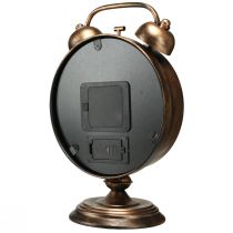 Article Horloge à chiffres romains vintage métal bronze Ø22cm