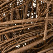 Article Couronne décorative en branches d&#39;orme, couronne d&#39;orme naturel Ø40cm