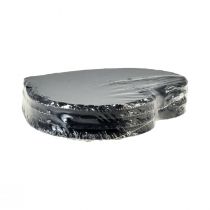 Article Décoration cœur en ardoise Saint-Valentin cœur noir L16cm 4 pièces