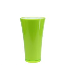 Article Vase &quot;Fizzy&quot; Ø16cm H27cm Vert Pomme 1 pc
