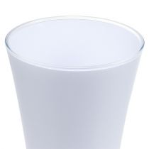 Article Vase “Fizzy” Ø20cm H35cm blanc 1 pce