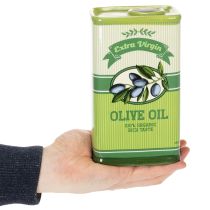 Article Vase à huile d'olive en céramique, idéal pour la décoration de la cuisine et d'une table méditerranéenne, 18 cm