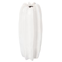 Article Vase côtelé, vase moderne en céramique pour fleurs séchées, 40 cm