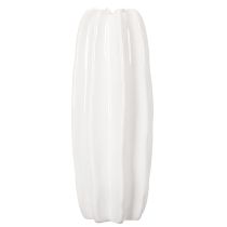 Article Vase côtelé, vase moderne en céramique pour fleurs séchées, 40 cm