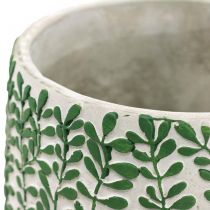 Vase décoratif floral, vase en céramique, décoration de table, aspect béton Ø15.5cm H21cm