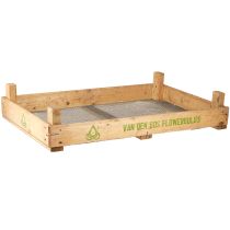 Article Boîte en bois vintage avec grillage, style campagnard, 75×50×14cm