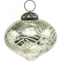 Article Décorations de Noël vintage en verre H7,5/8,5/9,5 cm 3 pièces